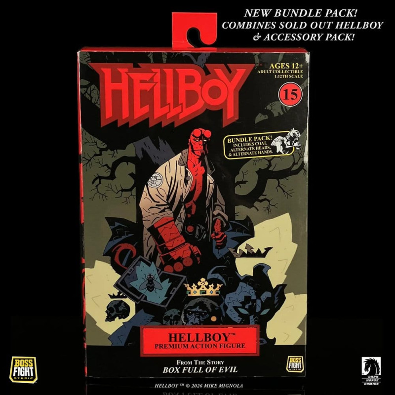 Hellboy Action Figure 1/12 Scale Bundle Pack 1