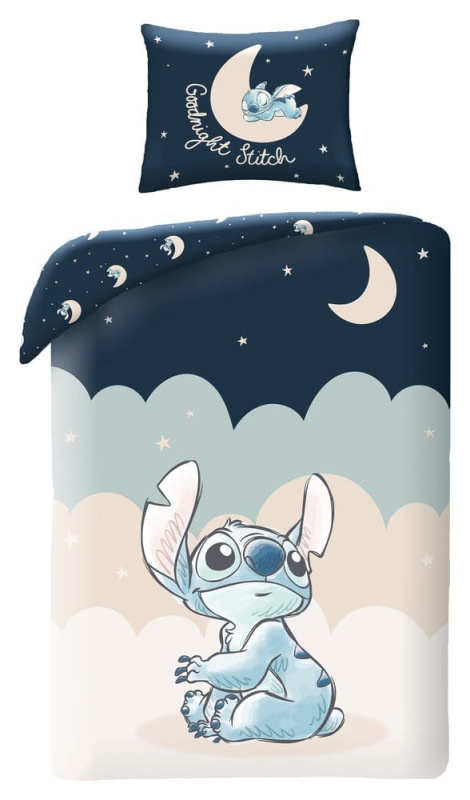 Lilo & Stitch Duvet Set Goodnight Stitch 140 x 200 cm / 70 x 90 cm