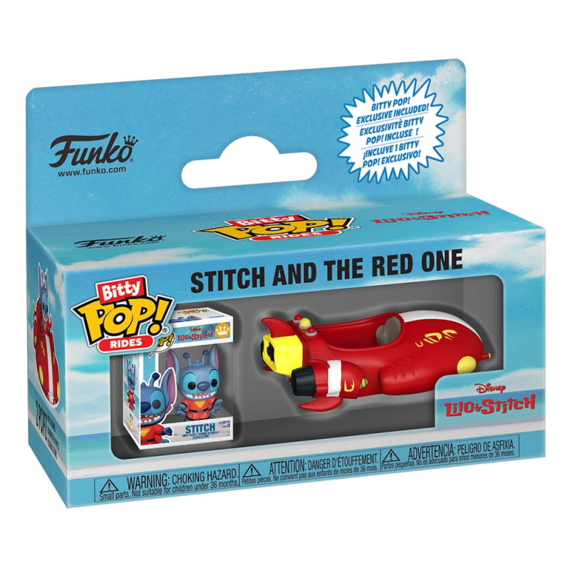 Lilo & Stitch Bitty POP! Rides Vinyl Figure Stitch and The Red One 1