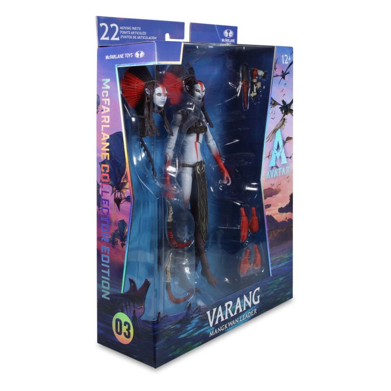 Avatar: Fire and Ash Action Figure Varang (Mangkwan Leader) 18 cm 8