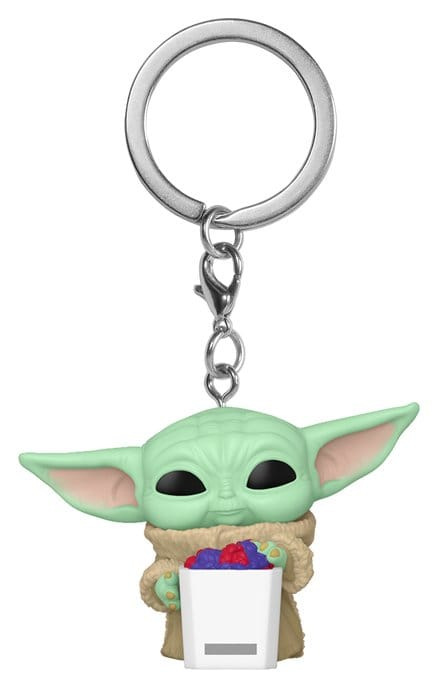 Star Wars: The Mandalorian and Grogu Pocket POP! Vinyl Keychains 4 cm Grogu with Popcorn Display (12