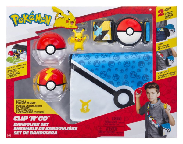 Pokémon Clip 'n' Go Bandolier Set Pikachu 3