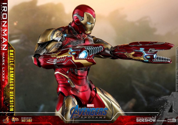Avengers: Endgame Movie Masterpiece Diecast Action Figure 1/6 Iron Man Mark LXXXV (Battle Damaged Ve 14
