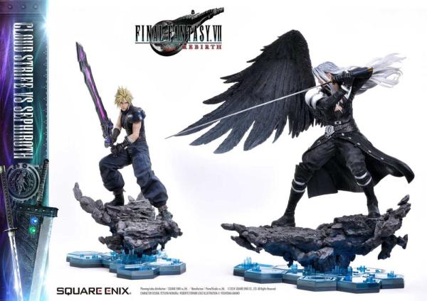 Final Fantasy VII Rebirth Statues 2-Pack 1/4 Cloud Strife vs Sephiroth 69 cm 4