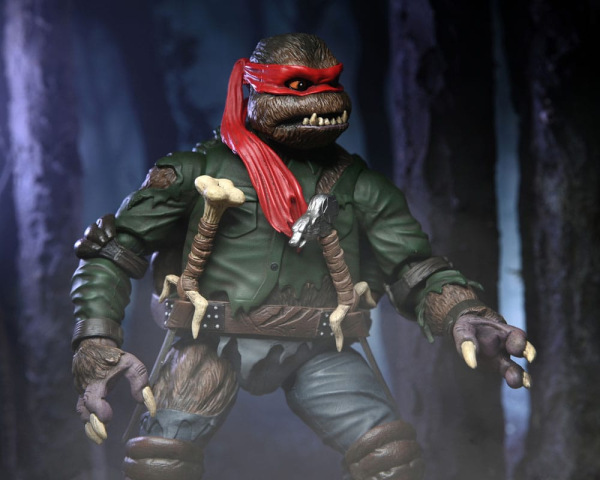 Universal Monsters/Teenage Mutant Ninja Turtles Action Figure Raphael as the Wolfman 18 cm 11