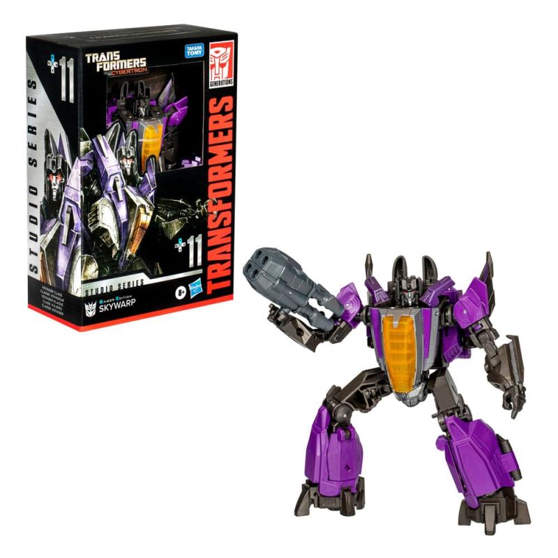 Transformers: War for Cybertron Studio Series Voyager Class Action Figure Gamer Edition Skywarp 16 c