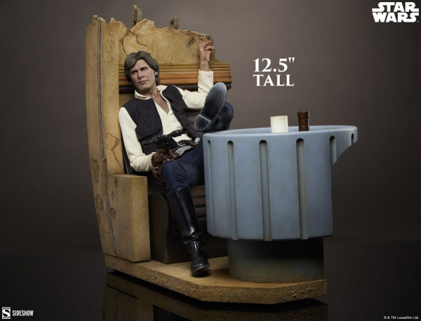 Star Wars Episode IV Mixed Media Premium Format Figure Han Solo: Sorry About the Mess 32 cm 8