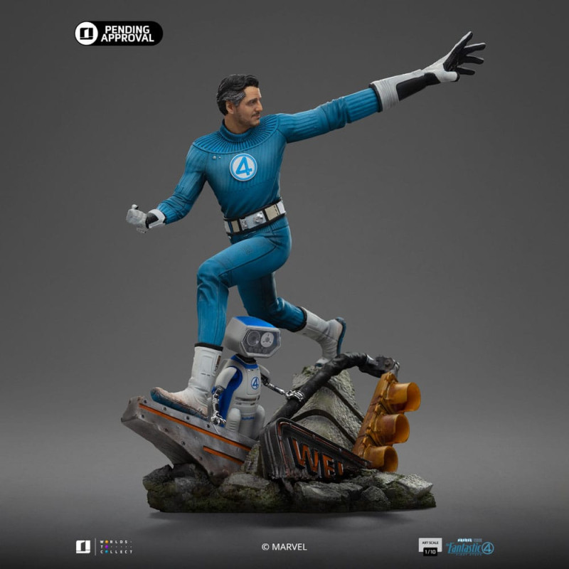 Fantastic Four Art Scale Statue 1/10 Mr. Fantastic and H.E.R.B.I.E 26 cm 8