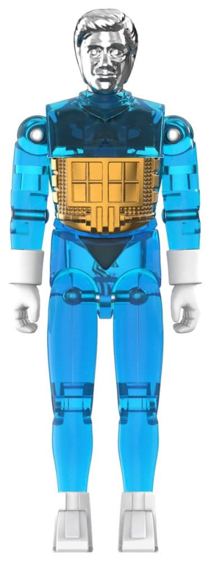 Micronauts ReAction+ Action Figure Wave 03 Time Traveler (Translucent Blue) 10 cm