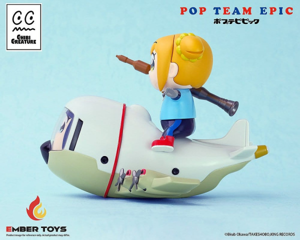 Pop Team Epic Chibi Creature Vinyl Figures 2-Pack POPUKO & PIPIMI: Skeleton Competition Ver. 4
