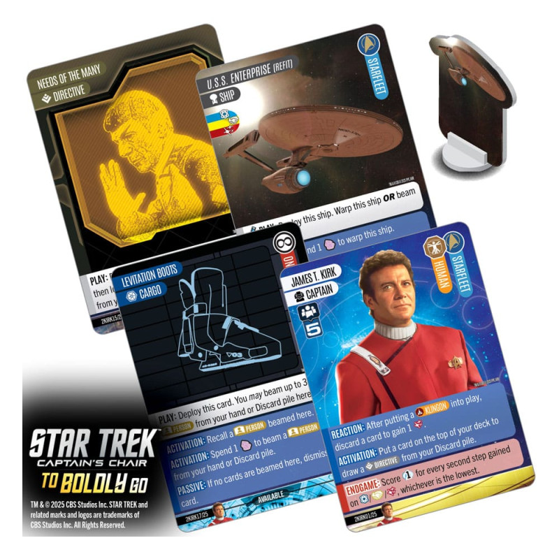 Star Trek: Captain's Chair Card Game To Boldly Go *English Version* 7