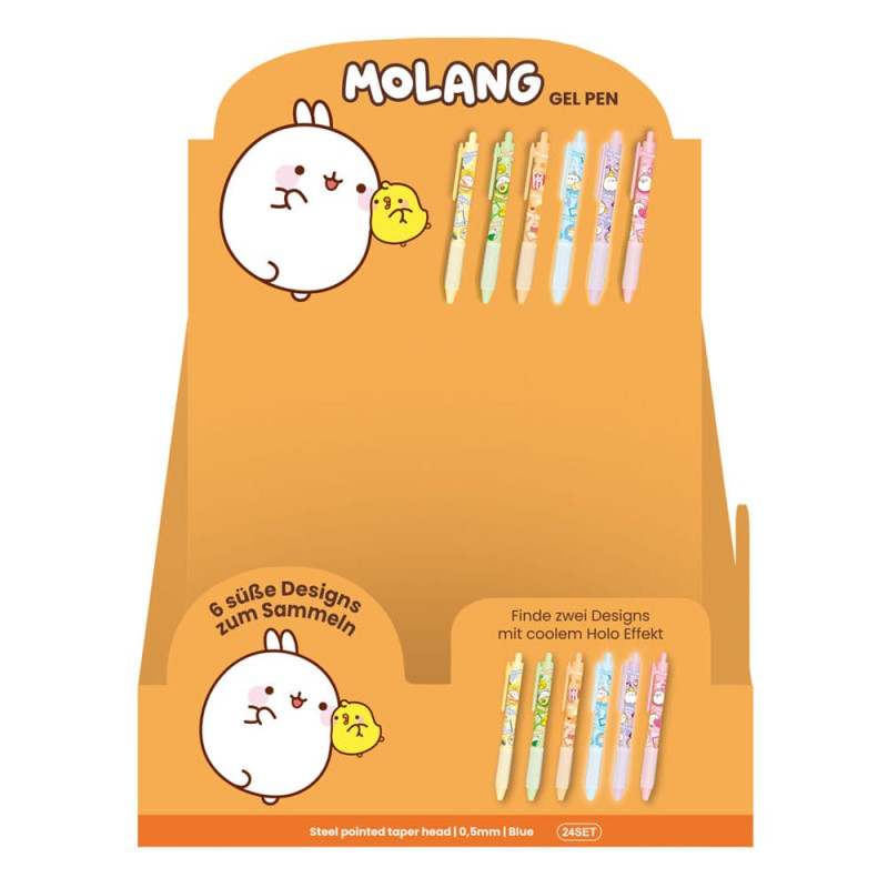 Molang Premium Gel Pens Display (24) 1