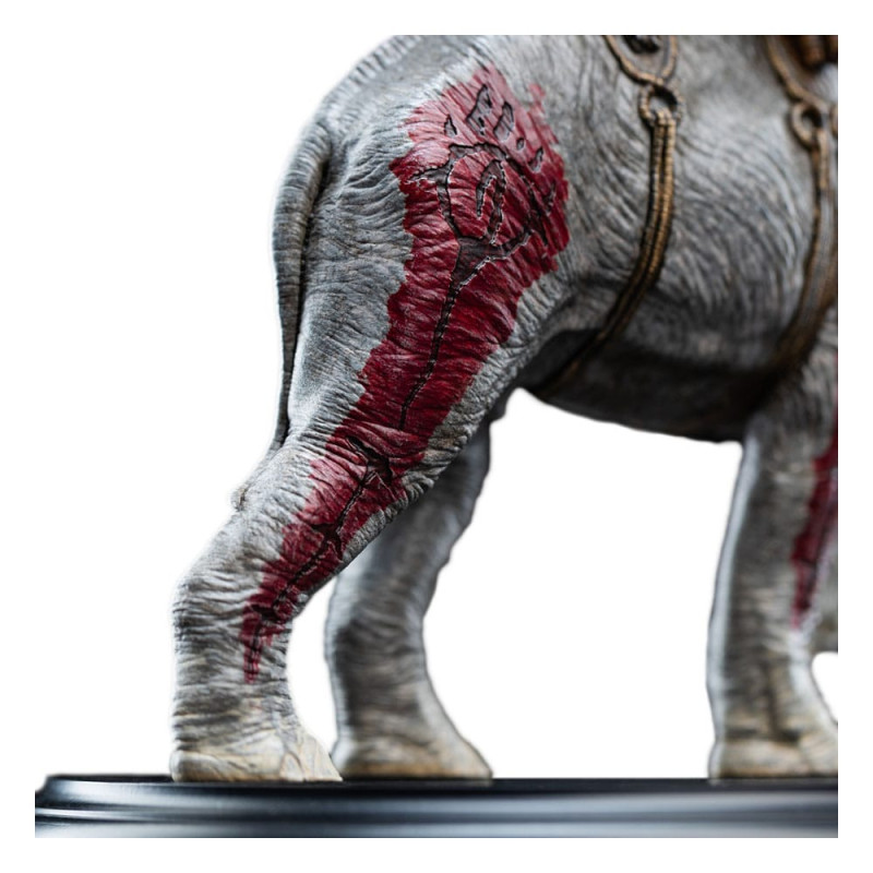 Lord of the Rings Mini Statue Mumak in Battle 17 cm 2