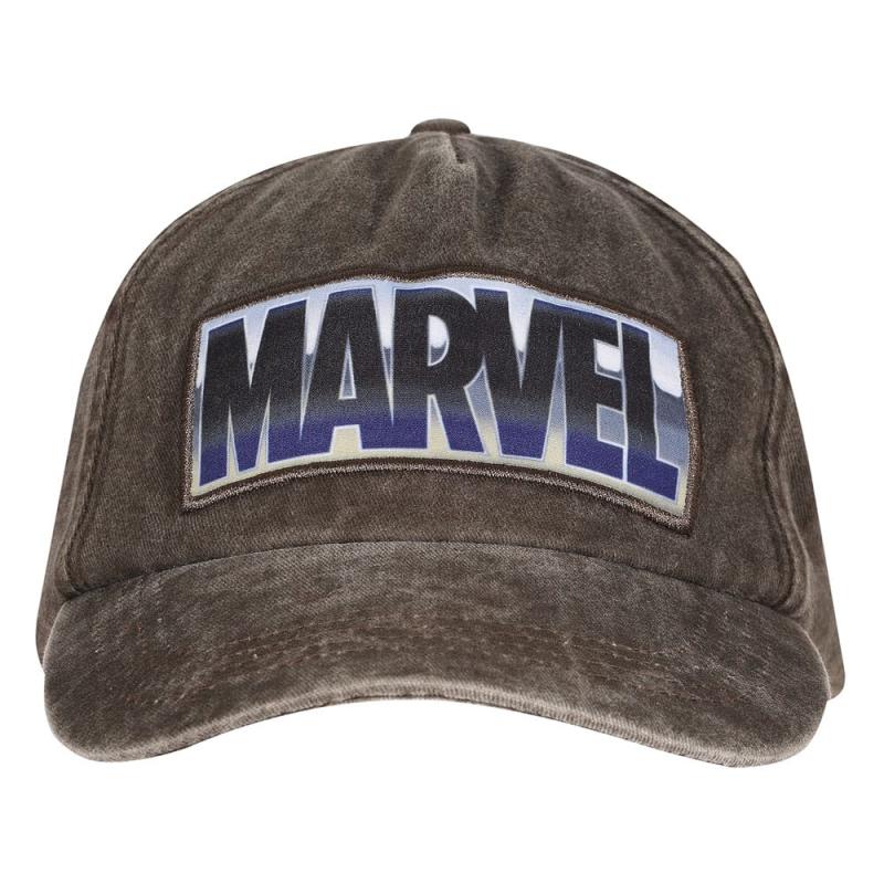 Marvel Curved Bill Cap Vintage Wash Logo