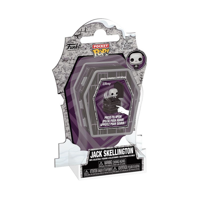 The Nightmare Before Christmas Coffin Pocket POP! Vinyl Figure Jack Skellington 6 cm 1