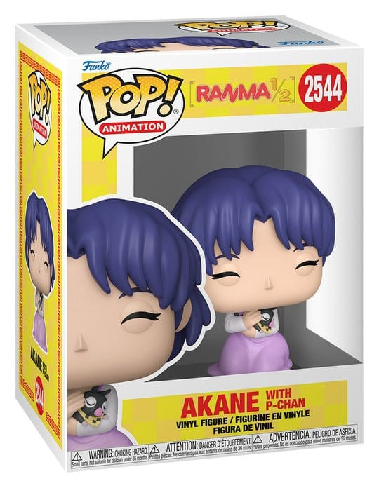 Ranma 1/2 POP! Animation Vinyl Figure Akane & P-Chan 9 cm 1