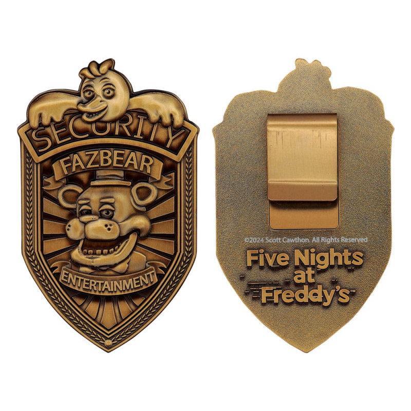 Five Nights at Freddy´s Replica Security Badge 4