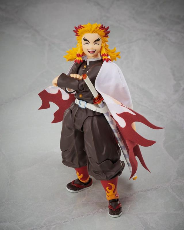 Demon Slayer: Kimetsu no Yaiba BUZZmod Action Figure 1/12 Kyojuro Rengoku 14 cm