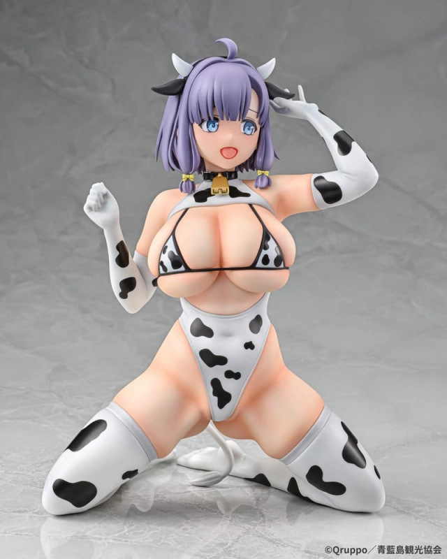 Nukitashi The Animation PVC Statue 1/5 Misaki Hotori Cow print costume 22 cm 11
