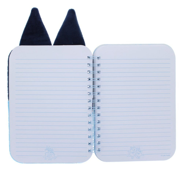 Bluey Plush Notebook Blue 3