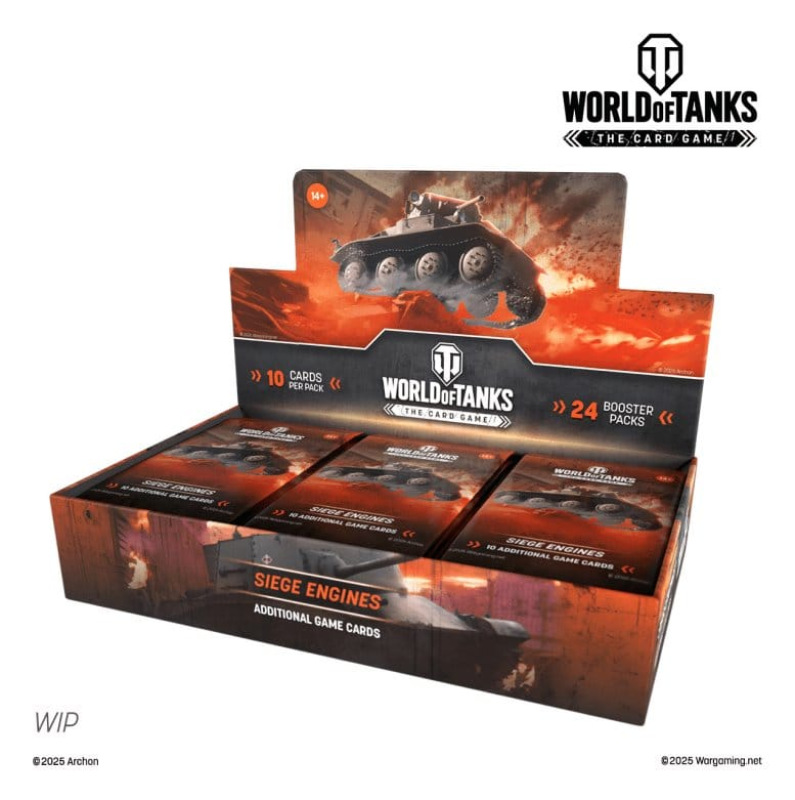 World of Tanks TCG Siege Engines Booster Display (24) *English Version* 1