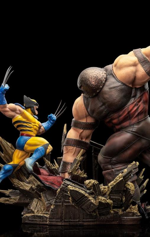 Marvel BDS Art Scale Statue 1/10 Wolverine vs Juggernaut heo EU Exclusive 30 cm