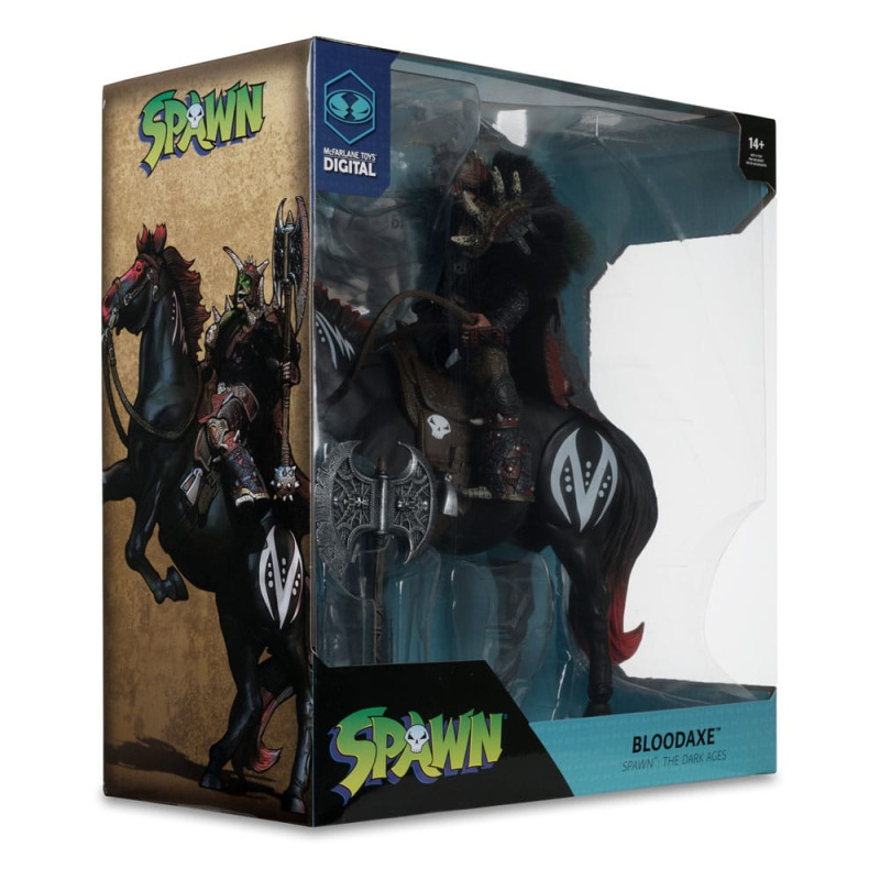 Spawn Action Figure 2-Pack Bloodaxe with Horse (Spawn: The Dark Ages) 18 cm 10