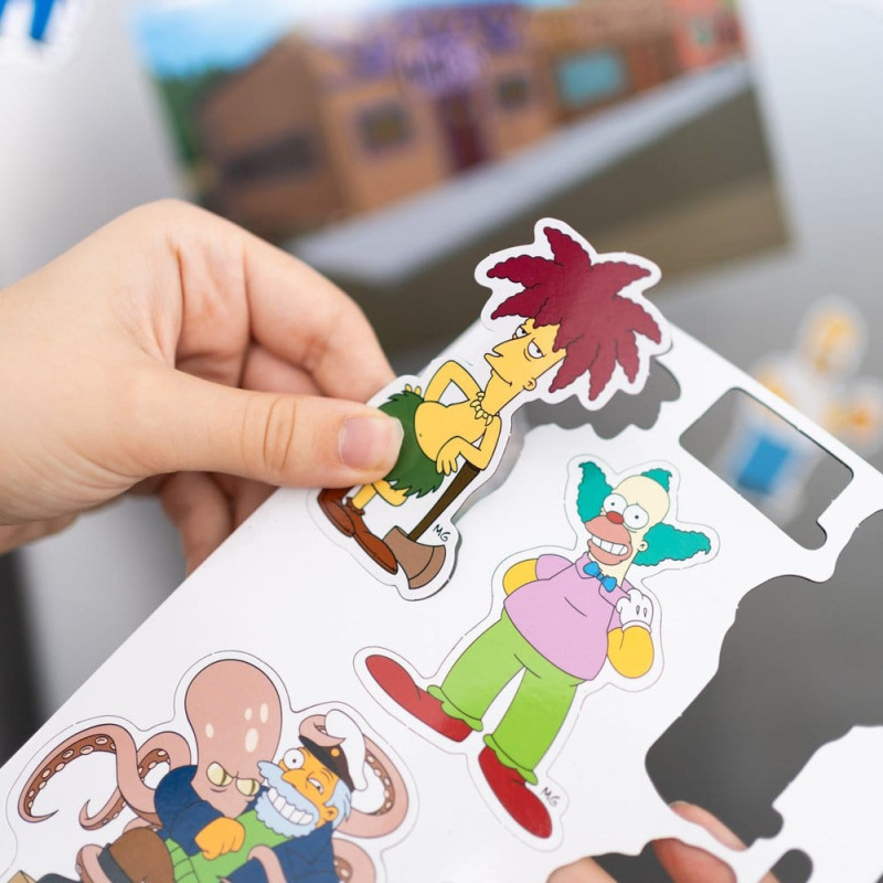 The Simpsons Figures Magnet Set Citizens 7
