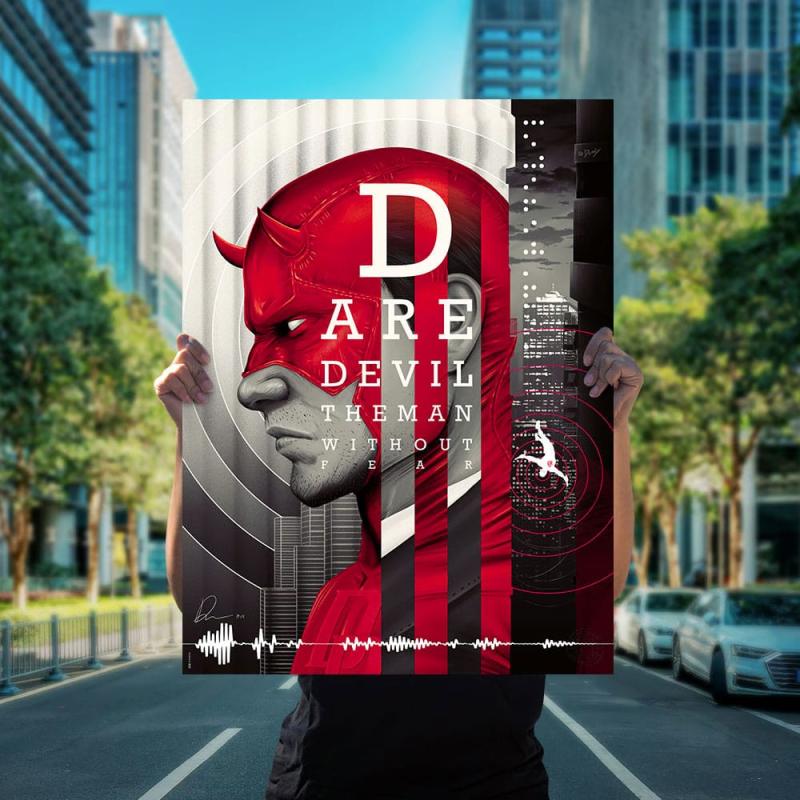 Marvel: Daredevil The Man Without Fear 46 x 61 cm Art Print - Sideshow