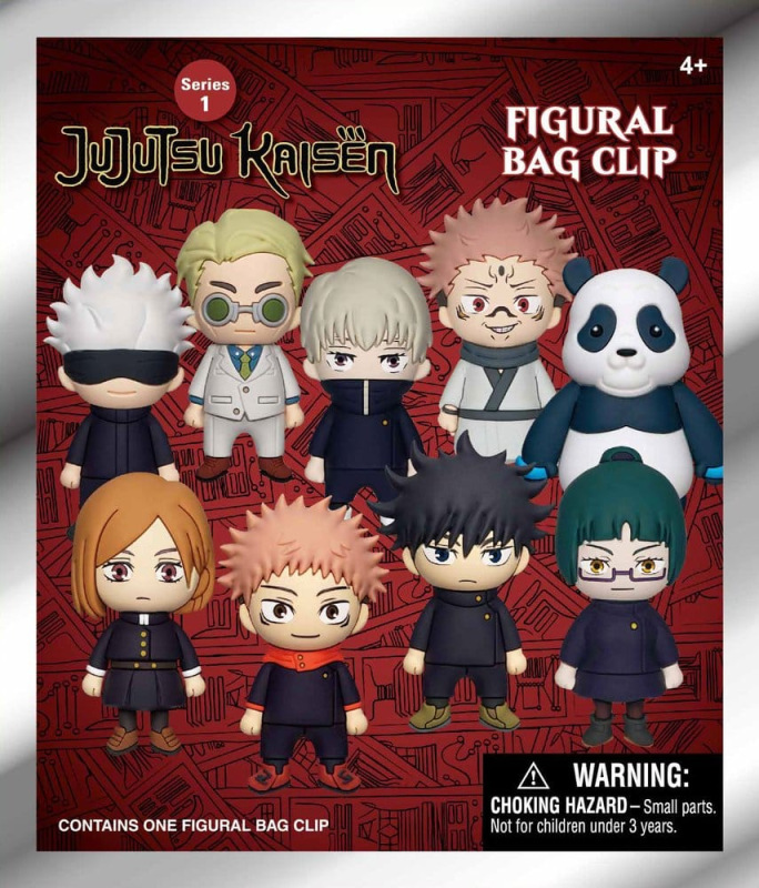 Jujutsu Kaisen 3D Foam Bag Clips Serie 1 Display (24) 2