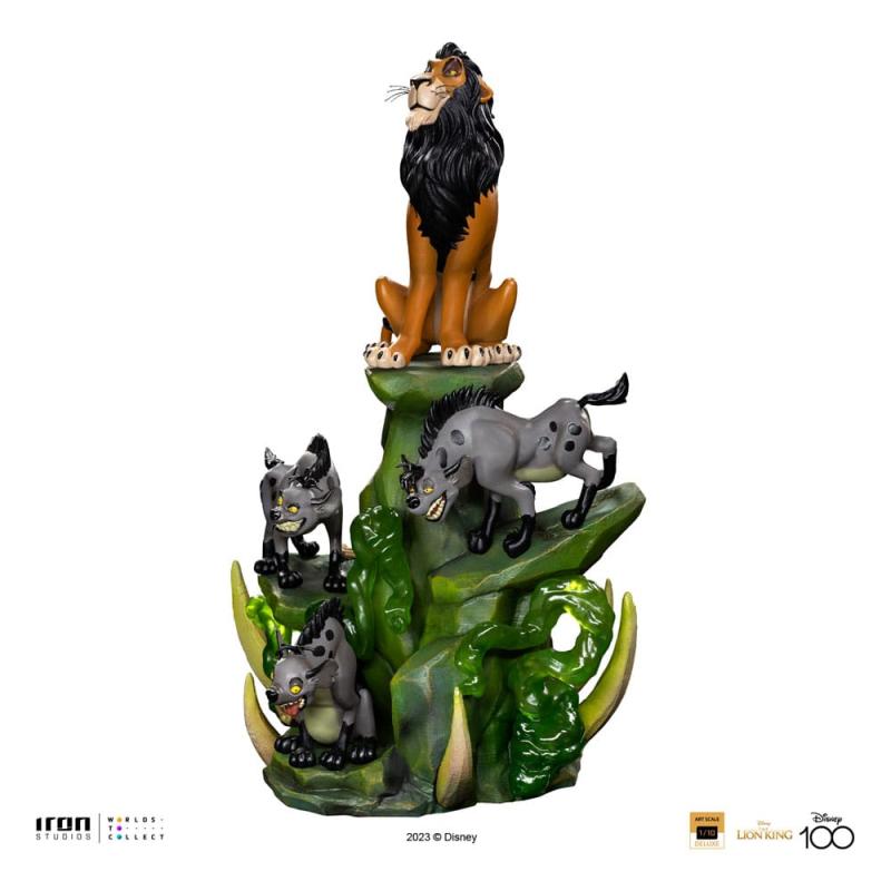 The Lion King Art Scale Deluxe Statue 1/10 Scar Deluxe 31 cm