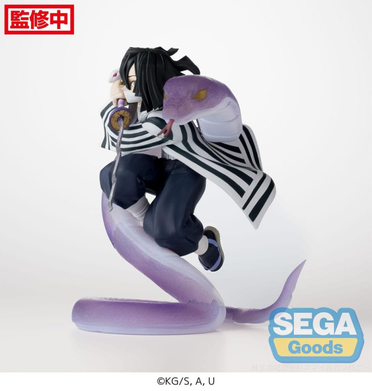 Demon Slayer: Kimetsu no Yaiba Xross Link Anime PVC Statue Obanai Iguro Hashira Training Arc 14 cm 6