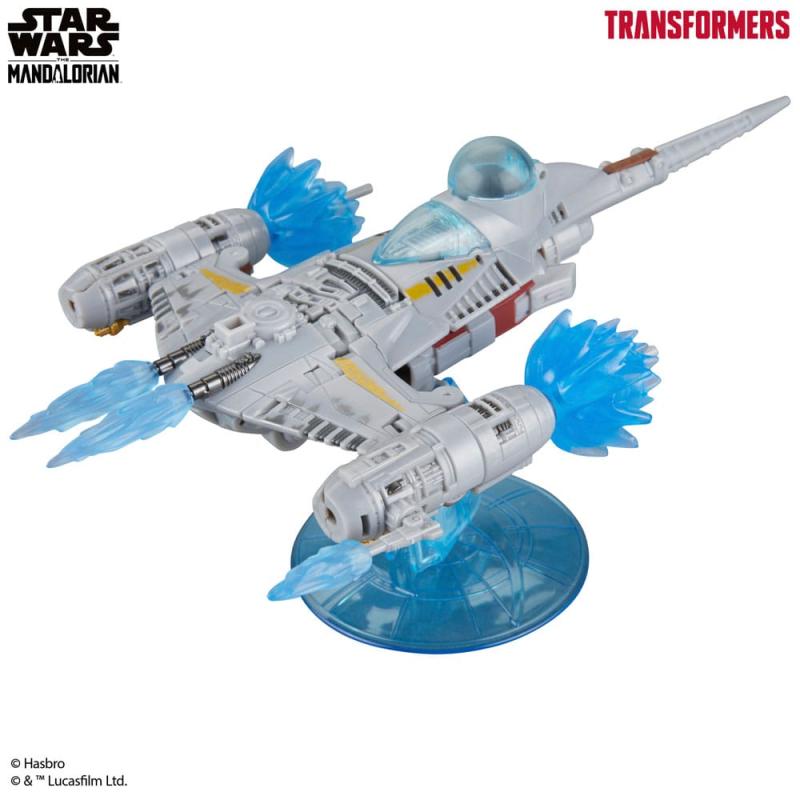 Star Wars x Transformers Actionfigur The Mandalorian / N-1 Starfighter 19 cm