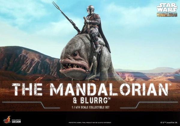 Star Wars The Mandalorian Action Figure 2-Pack 1/6 The Mandalorian & Blurrg 37 cm