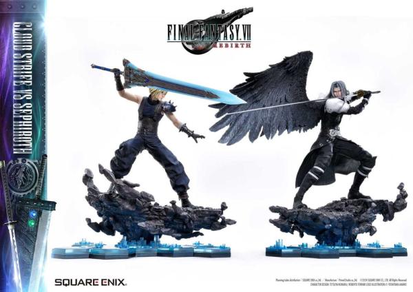 Final Fantasy VII Rebirth Statues 2-Pack 1/4 Cloud Strife vs Sephiroth 69 cm 3