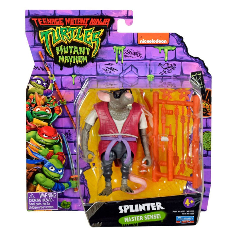 Teenage Mutant Ninja Turtles: Mutant Mayhem Action Figure Splinter 10 cm 1