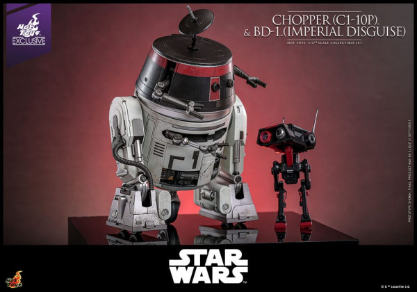 Star Wars Action Figure Set 1/6 Chopper (C1-10P&trade;) & BD-1&trade; (Imperial Disguise) 18 cm & 8 1