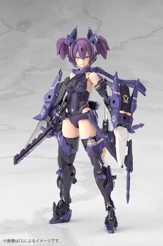 Megami Device Plastic Model Kit 1/1 Asra Ninja Kaname Shadow Edition Full Package 14 cm 2
