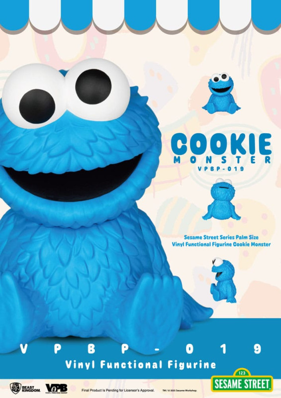 Sesame Street Piggy Vinyl Bank Cookie Monster 12 cm 4