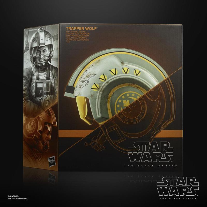 Star Wars The Mandalorian: Trapper Wolf 1/1 Black Series Electronic Helmet - Hasbro