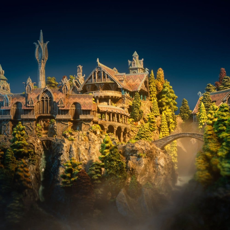 The Lord of the Rings Diorama Rivendell Open Edition 28 cm 12