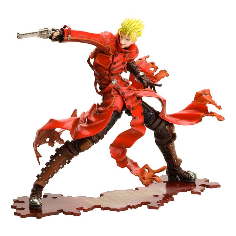 Trigun Badlands Rumble ARTFX J Statue 1/8 Vash The Stampede Renewal Package Version 19 cm