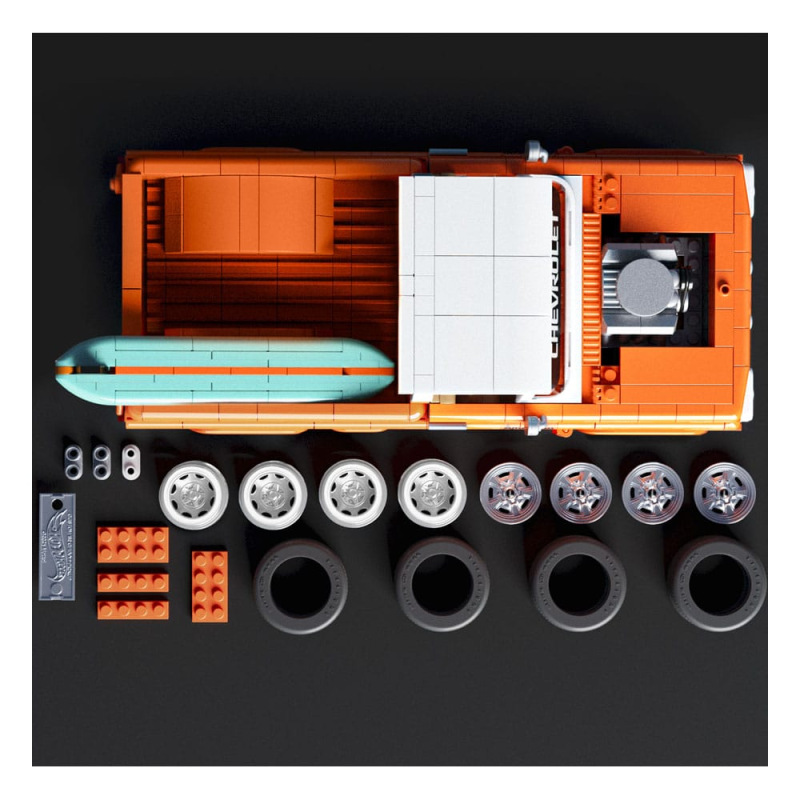 Mattel Brick Shop Hot Wheels Elite Series Building Set 1/16 Custom '62 Chevy Pickup 3