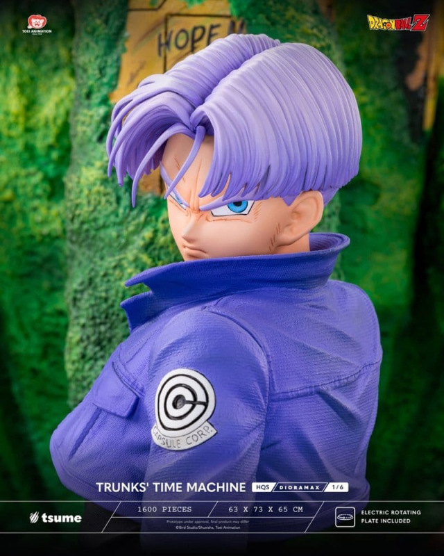 Dragon Ball Z HQS Dioramax Figure 1/6 Trunks' Time Machine 1