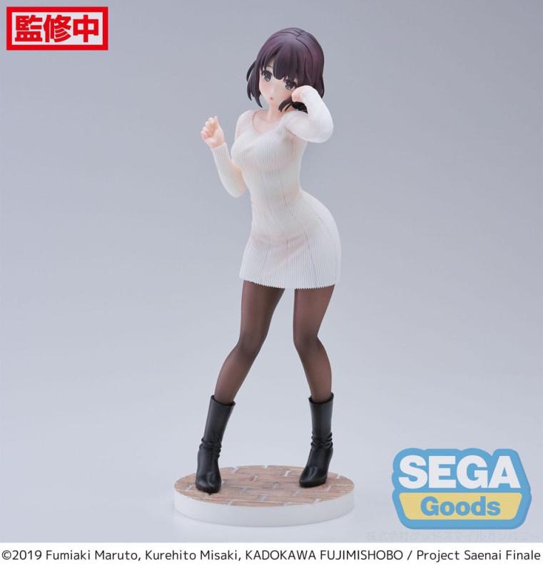 Saekano: How to Raise a Boring Girlfriend Luminasta PVC Statue Megumi Kato Sweater Ver. 22 cm