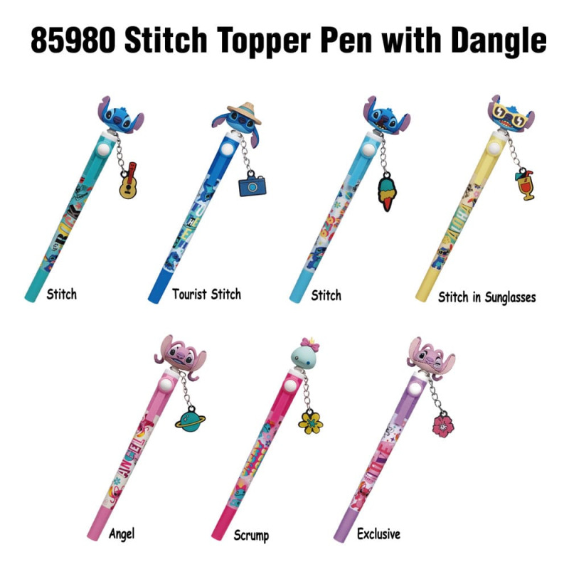 Lilo & Stitch 3D Head Topper Spinning Pen Stitch Display (12) 2