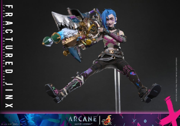 Arcane Action Figure 1/6 Fractured Jinx 28 cm 10