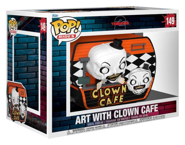 Terrifier POP! Rides Super Deluxe Vinyl Figure Café with Art 15 cm 1