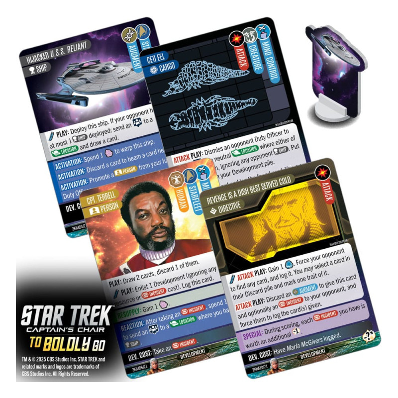 Star Trek: Captain's Chair Card Game To Boldly Go *English Version* 6