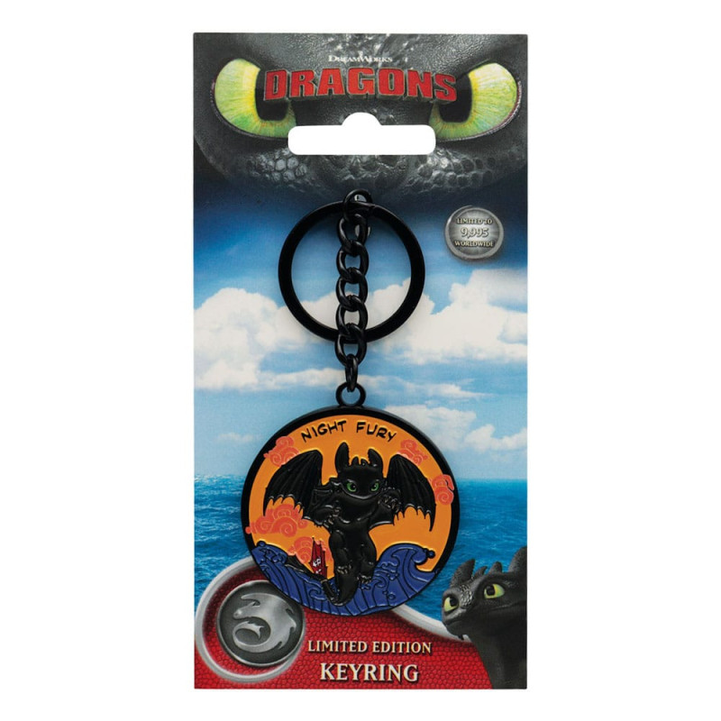 How to Train Your Dragon Keychain Night Fury Limited Edition 3